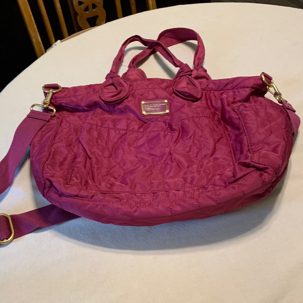 Marc By Marc Jacobs large magenta tote bag